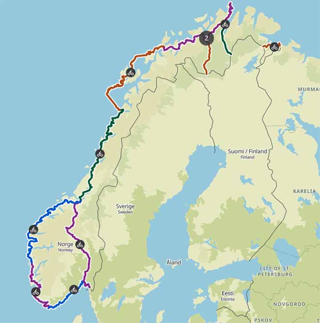 eurovelo1   noorwegen